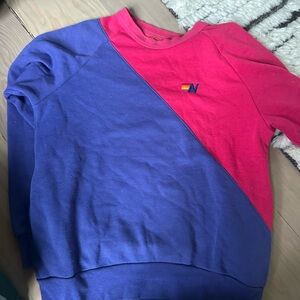 Aviator Nation pink and Blue Sweatshirt